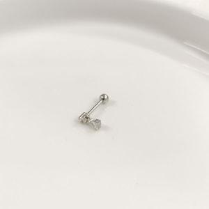 SALLANTILI MİNİ DAMLA GÜMÜŞ TRAGUS PIERCING