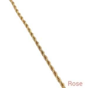 XUPING 3 MM BURGU 55 CM ZİNCİR KOLYE ROSE