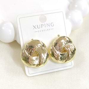 XUPING 2,2 CM BURGU ÇİVİ KÜPE GOLD