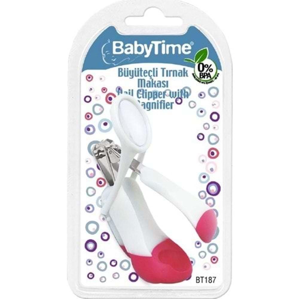 BABYTIME BT187 BÜYÜTEÇLİ TIRNAK MAKASI