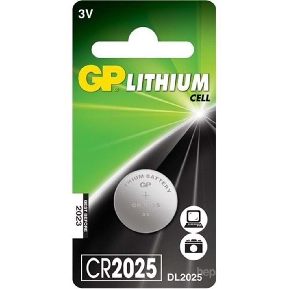 GP CR2025 PİL LİTYUM