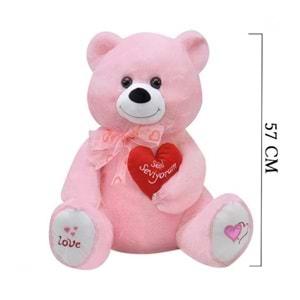 SELAY TOYS PELUŞ TIKIL AYI 57 CM 1045