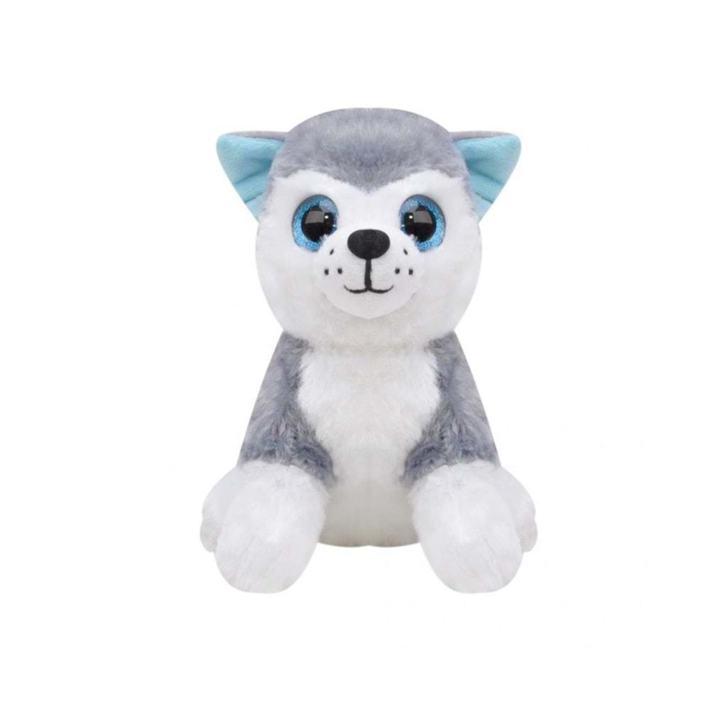 SELAY TOYS PELUŞ HUSKY CAM GÖZ KÖPEK 20 CM 1050