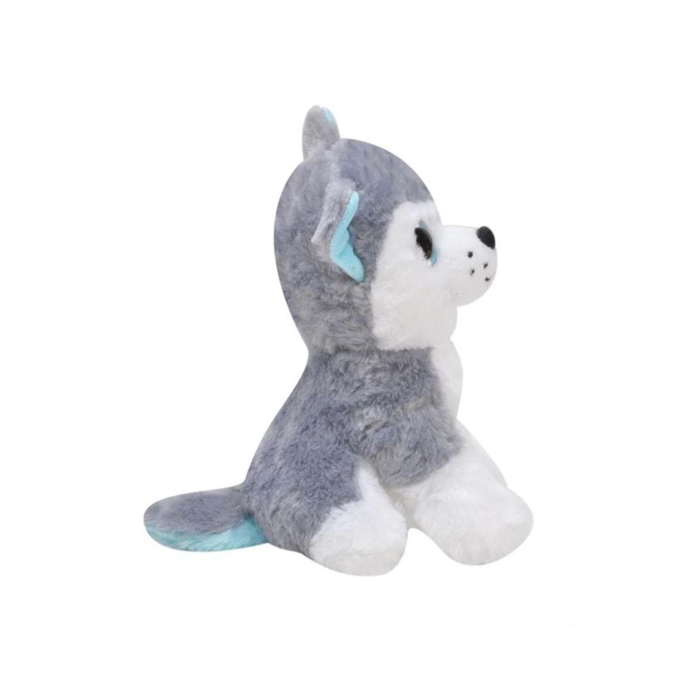 SELAY TOYS PELUŞ HUSKY CAM GÖZ KÖPEK 20 CM 1050