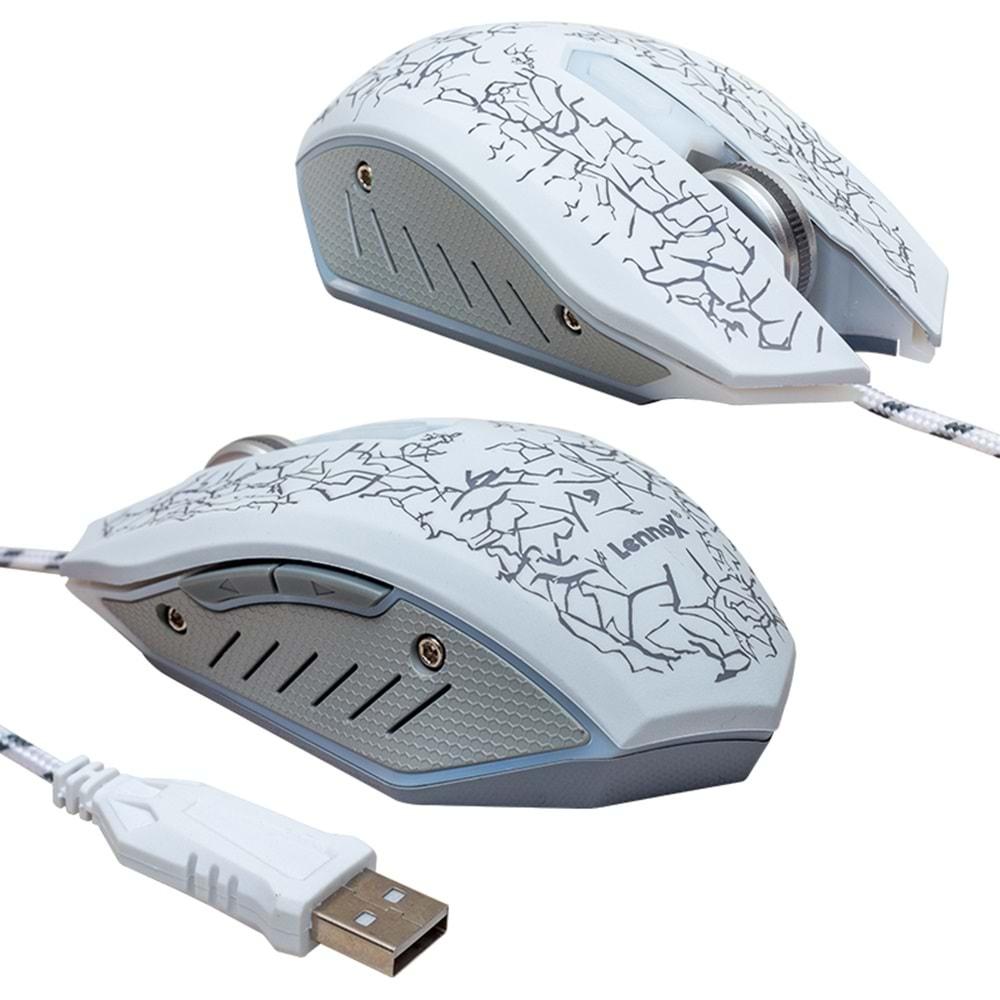 LENNOX A1 2400 DPI KABLOLU GAMİNG OYUNCU MOUSE