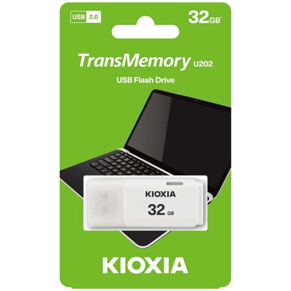 Kioxia 32GB U202 USB 2.0 Bellek (LU202W032GG4)