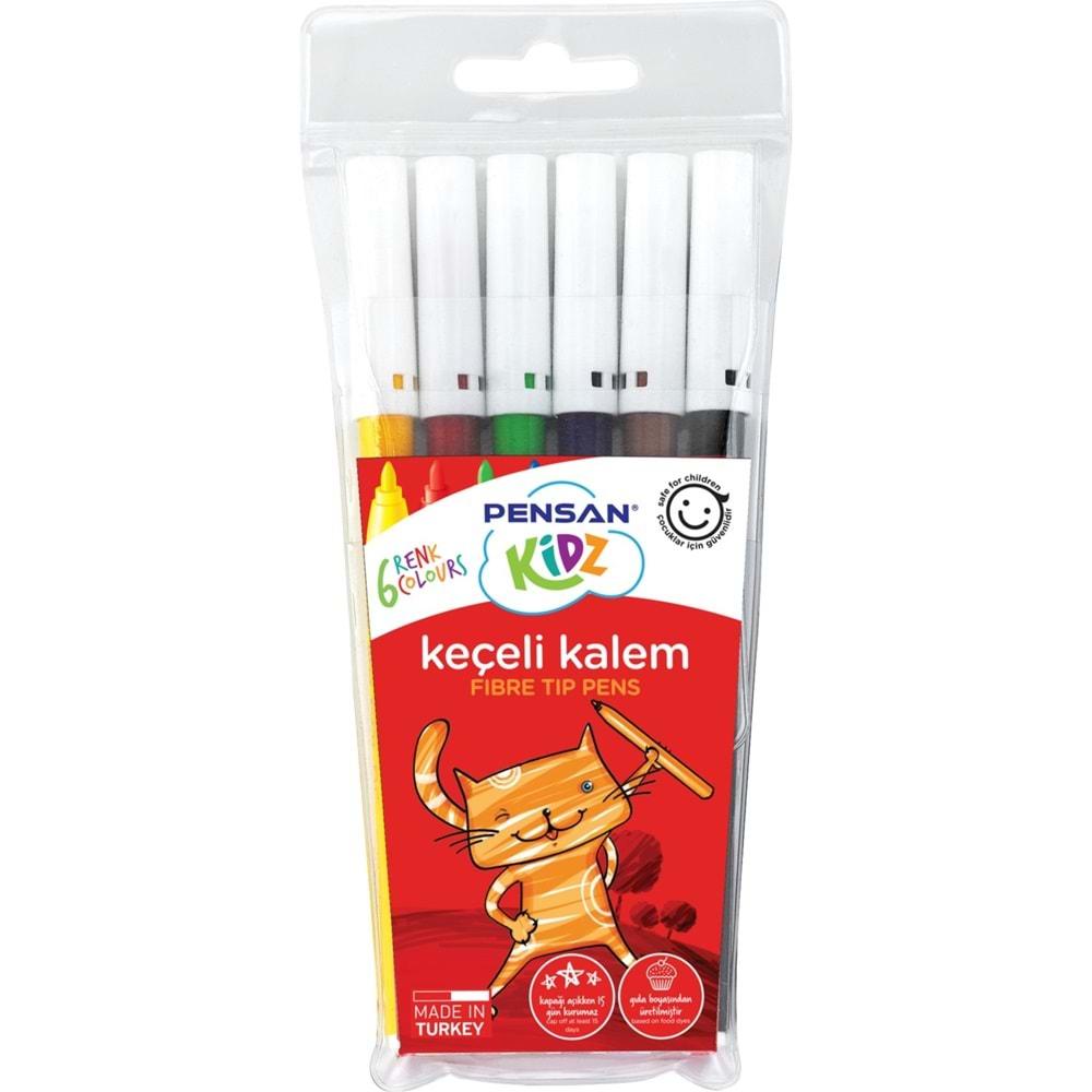 PENSAN 6 LI KEÇELİ KALEM