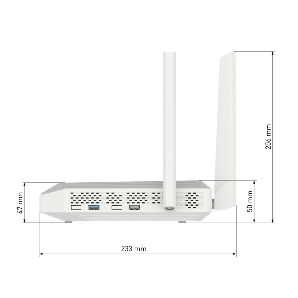 KEENETIC PEAK DSL AC2600 Dualband MU-MIMO 9xGE VDSL/ADSL Modem Router KN-2510-01TR