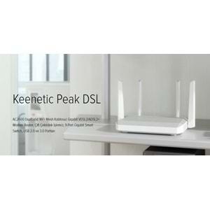 KEENETIC PEAK DSL AC2600 Dualband MU-MIMO 9xGE VDSL/ADSL Modem Router KN-2510-01TR