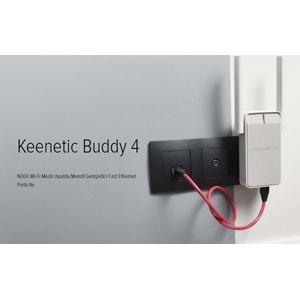 KEENETIC BUDDY 4 N300 2 Antenli 1 Port Mesh Menzil Genişletici AP KN-3210-01TR