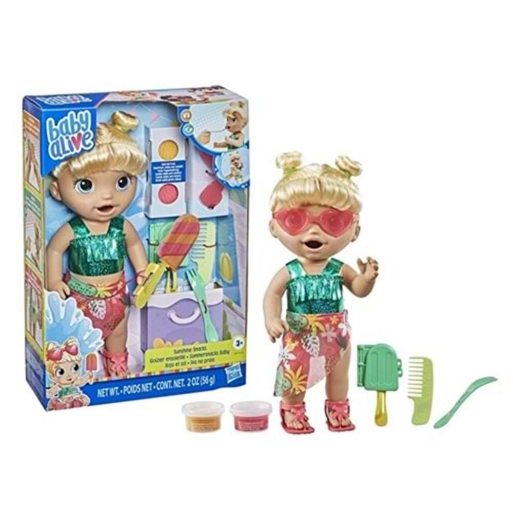 HASBRO BABY ALİVE BEBEĞİMLE YAZ EĞLENCESİ SARIŞIN