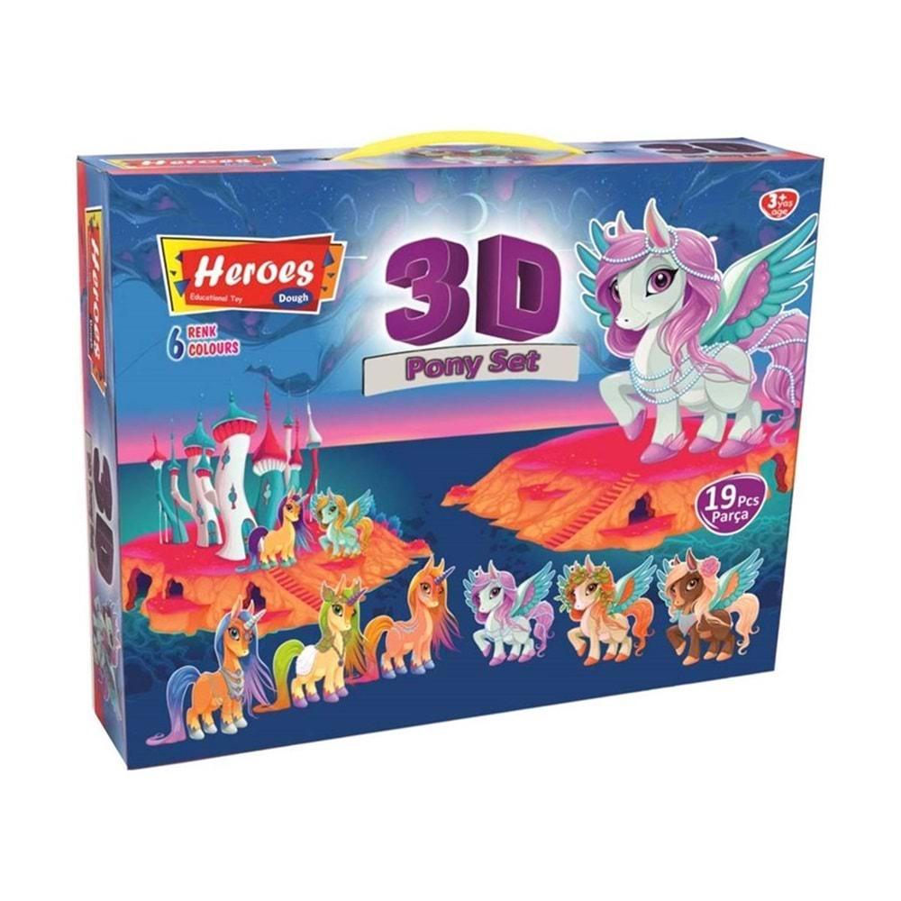 3D PONY SET ERN-569 *12 OYUN HAMUR