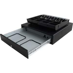 JETCOM TL-570 CASH DRAWER METAL PARA ÇEKMECESİ - TÜRK LİRASI UYUMLU - (5 KAĞIT - 8 BOZUK PARA)