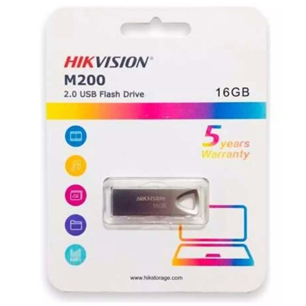 Hikvision 16GB USB2.0 HS-USB-M200/16G Metal Flash Bellek