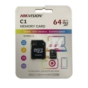 Hikvision 64GB HS-TF-C1/64G MicroSD Hafıza Kartı