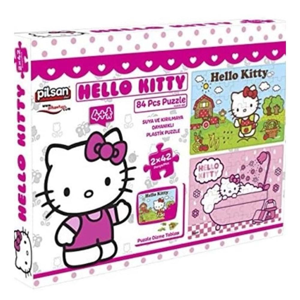 Pilsan Hello Kitty 84 Parça Puzzle 03288