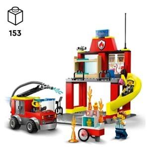 Lego City İtfaiye Merkezi ve İtfaiye Kamyonu 60375