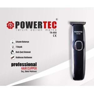 POWERTEC TR-858 ŞARJLI TRAŞ MAKİNESİ