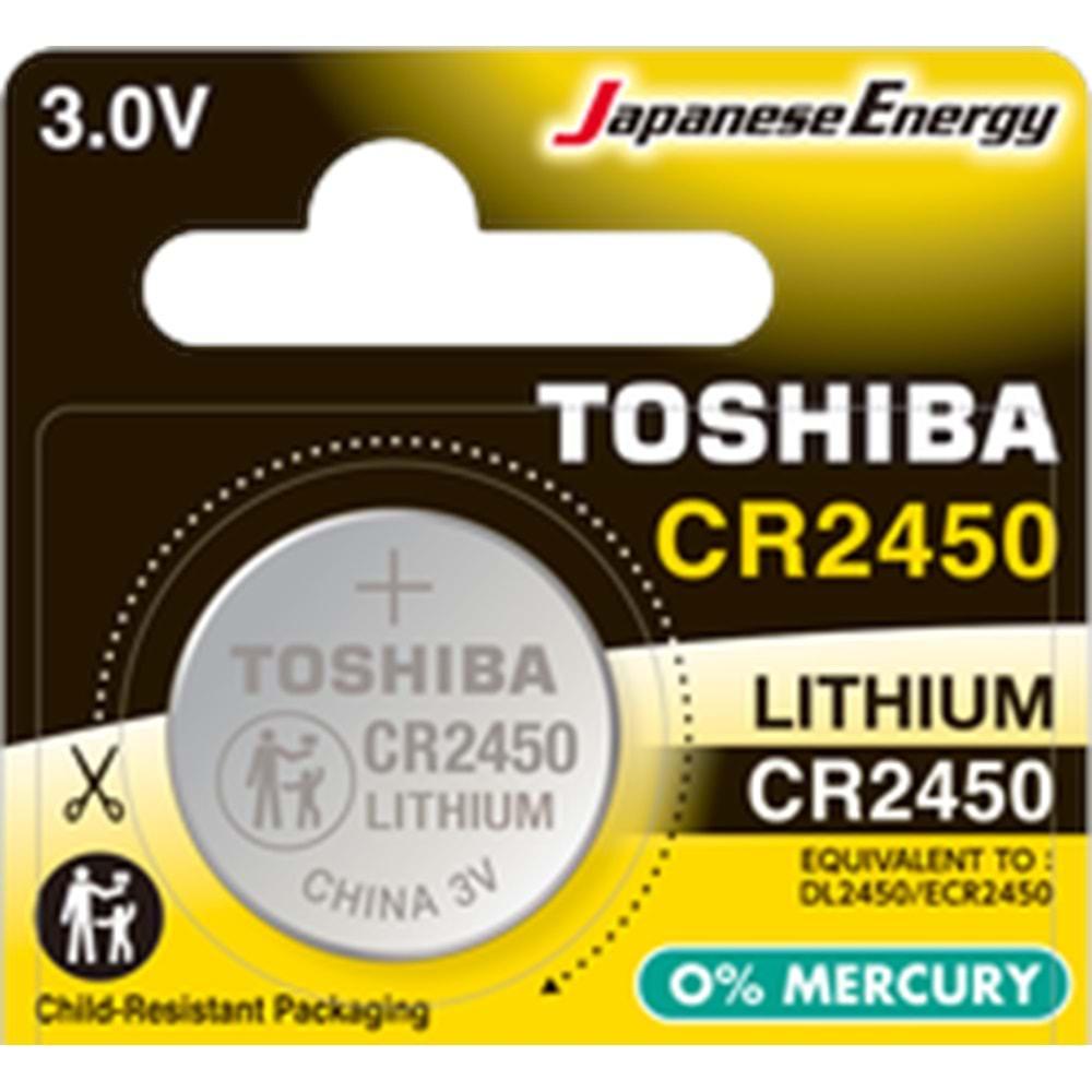 TOSHIBA CR 2430 LITHIUM 5Lİ PİL (20)(200)