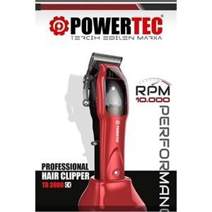 POWERTEC TR-3900 PROFESYONEL SAÇ SAKAL KESİM TRAŞ MAKİNESİ