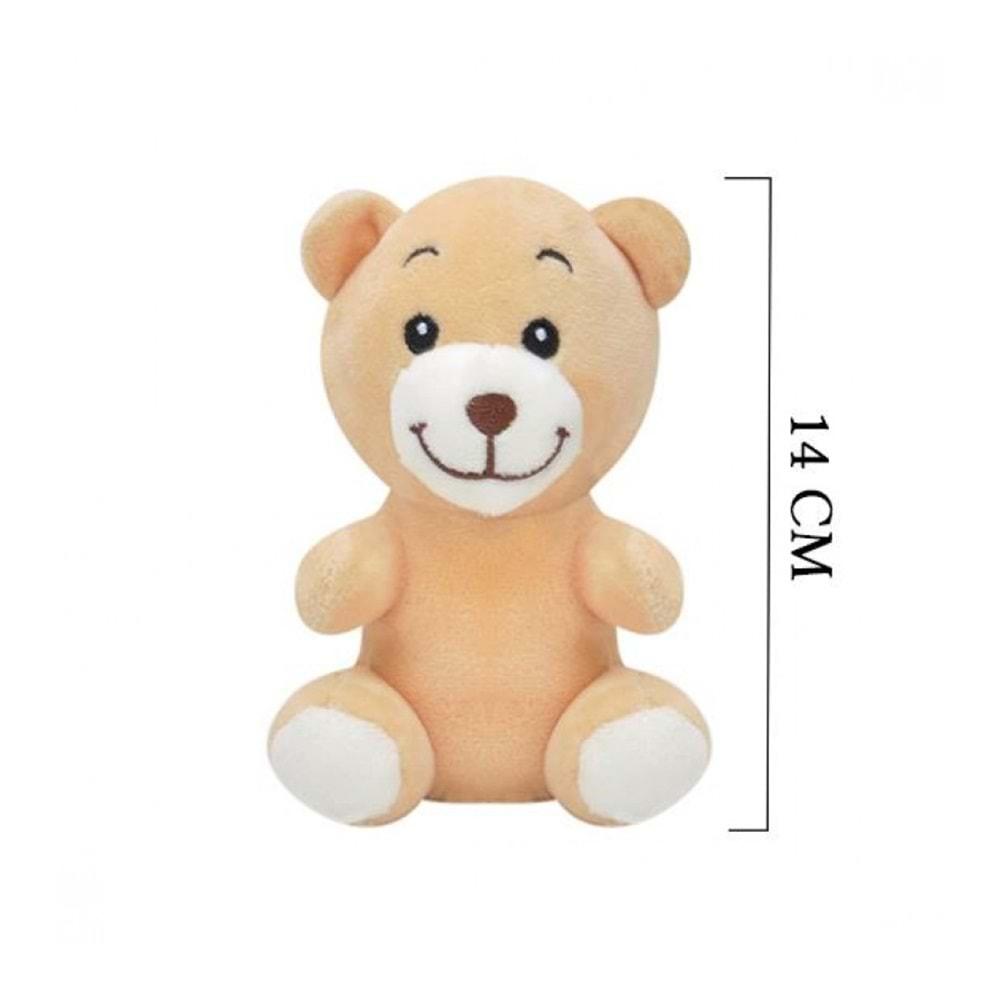 SELAY TOYS PELUŞ AYI 14 CM PELUŞ 1016 KAHVE