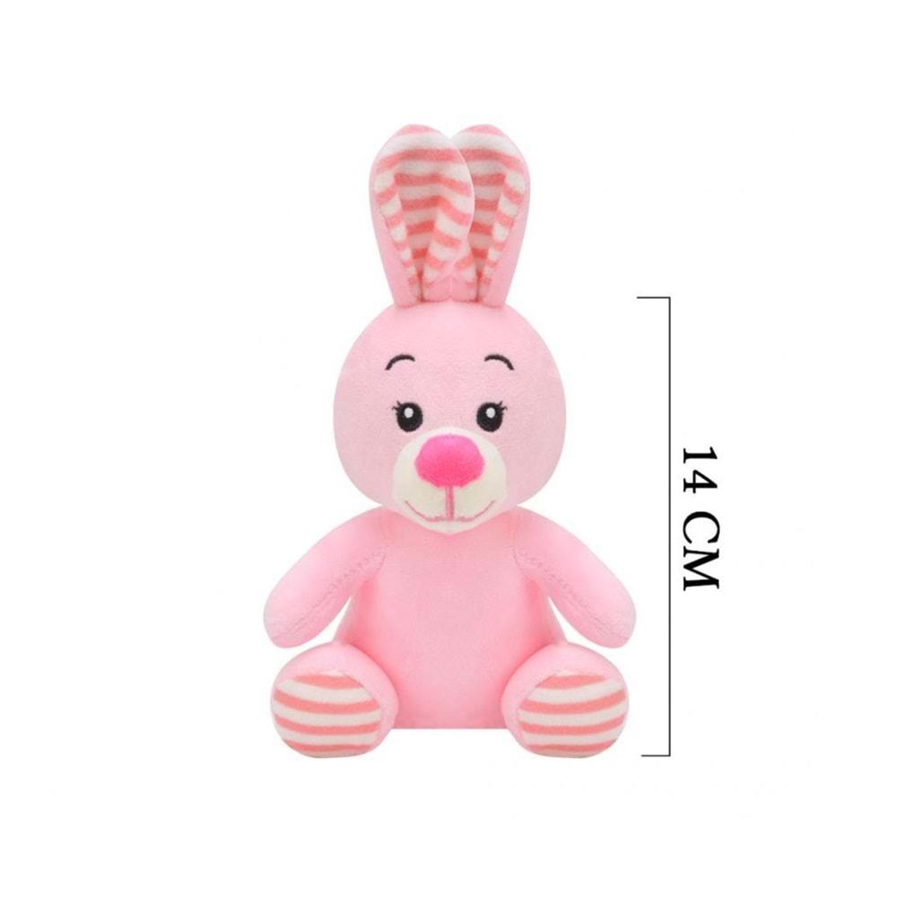 SELAY TOYS PELUŞ TAVŞAN 14 CM PELUŞ 1016 PEMBE