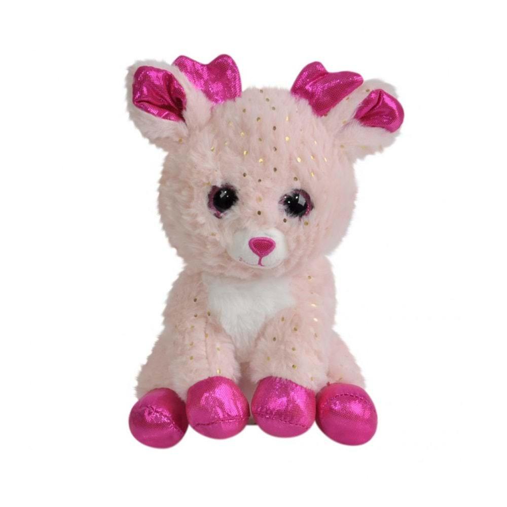 SELAY TOYS PELUŞ PELUŞ CAM GÖZ GEYİK 20 CM 1096