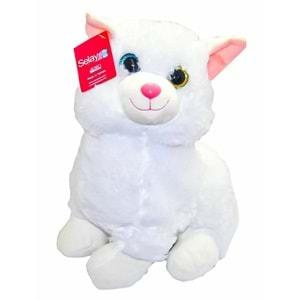 SELAY TOYS PELUŞ KALPLİ KEDİ 30 CM 3007