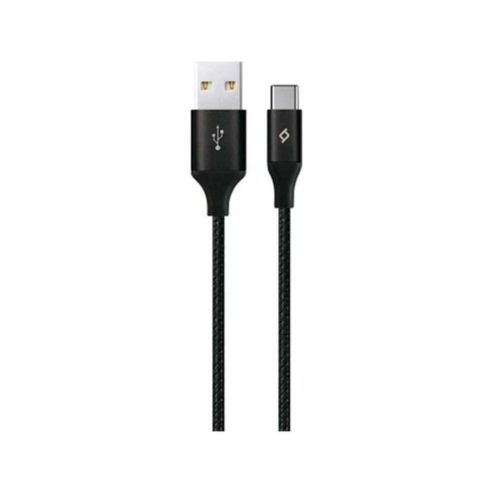 TTEC 2DK23S TYPE C-USB 2 METRE SİYAH KABLO