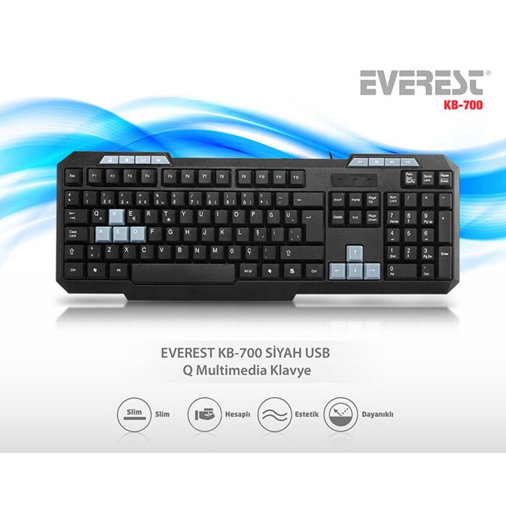 EVEREST KB-700 USB MULTİMEDYA Q KLAVYE (18)