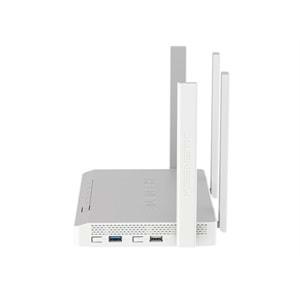 KEENETIC TITAN AX3200 MESH Wİ-Fİ 6 MULTİ-GİGABİT ROUTER, ÇİFT ÇEKİRDEK ARM (CPU) İŞLEMCİ, 5-PORT GİGABİT VE 1-PORT 2.5 GİGABİT YÖNETİLEBİLİR FİBER DESTEKLİ ROUTER, USB 2.0 VE YÜKSEK HIZLI USB 3.0 PORTU