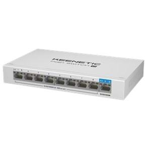 KEENETIC POE+ SWITCH 9, 1X1GBIT, 8X1GBIT POE+ PORT, IEEE 802.3AF/AT (MAX.30W/PORT), 120WATT